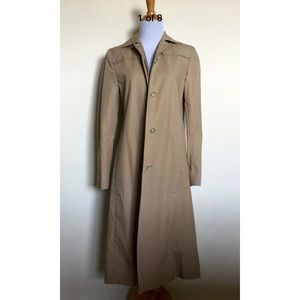 RARE J.CREW Full Length Raincoat Trench (Sz 2)